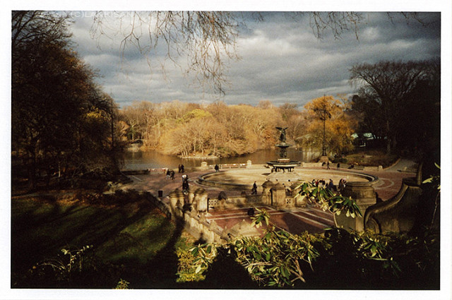 Sunny spot at the central park in the beginning of December. lomo