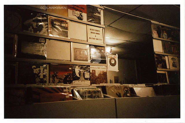 Record Store at the eastern Manhattan. lomo