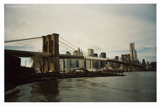 Brooklyn Bridge. lomo.